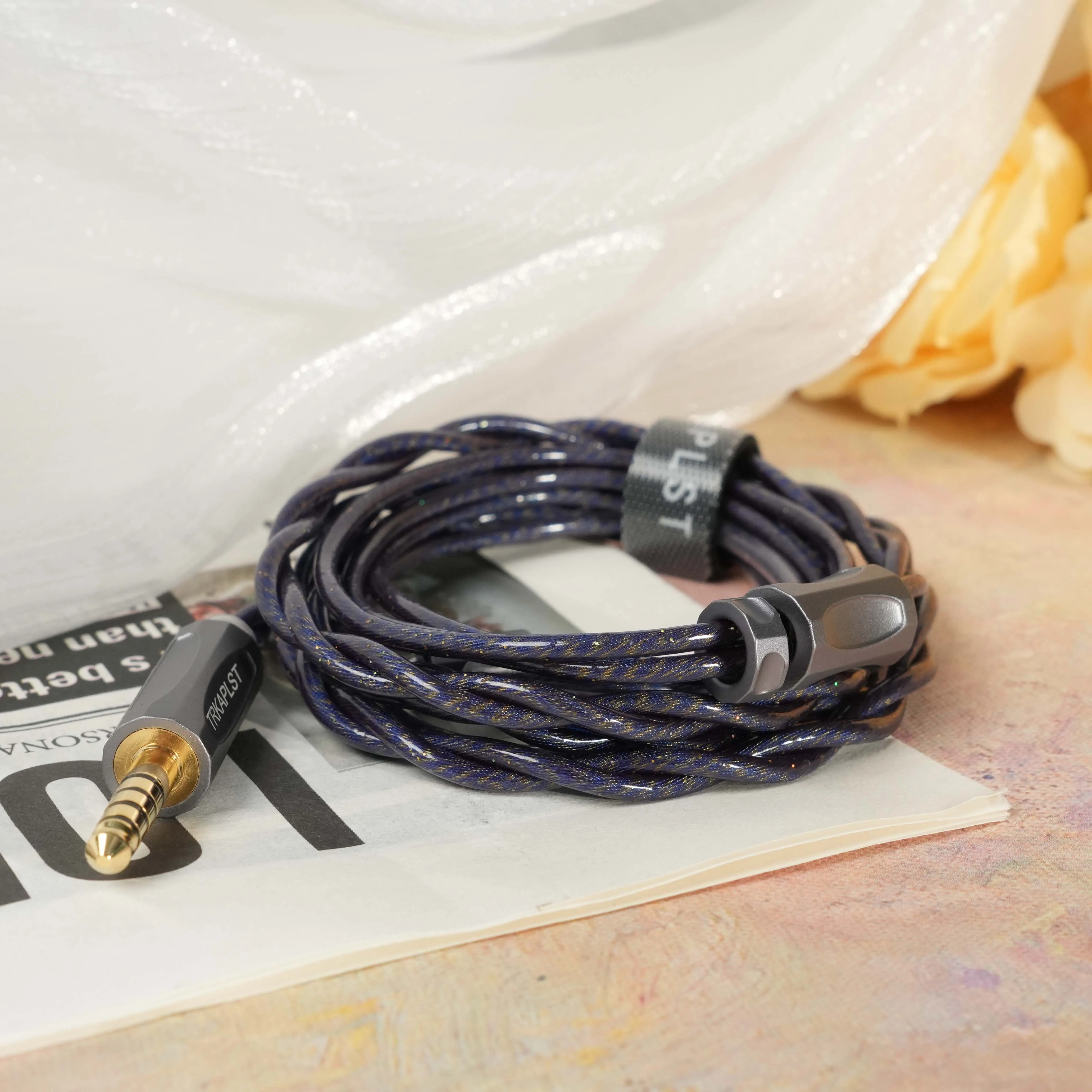 TRKAPLST-06 2-adriges HIFI In-Ear-Kopfhörer-Verlängerungskabel mit 2,5/3,5/4,4/6,35mm IE900 0,78-2PIN MMCX für KZ FIIO – Detail 16