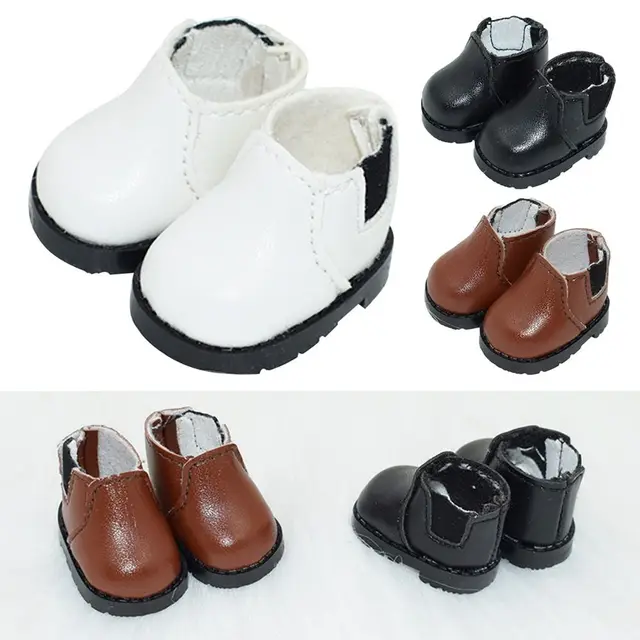 10cm/20cm bawełniane lalki skórzane buty ubrania akcesoria lalki odzież na co dzień buty modne skórzane buty DIY lalki zabawki prezentowe