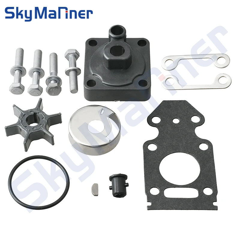 

63V-W0078 Water Pump Repair Kit For Yamaha Parsun Hidea Outboard Motor 2 Stroke 9.9HP 15HP 63V-W0078-00 Boat Engine Aftermarket