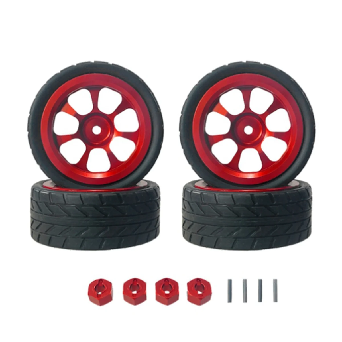 BAAA-Tyres, металлические ступицы колес, набор муфт для шин для MJX 1/14 14301 14303, детали для обновления радиоуправляемого автомобиля