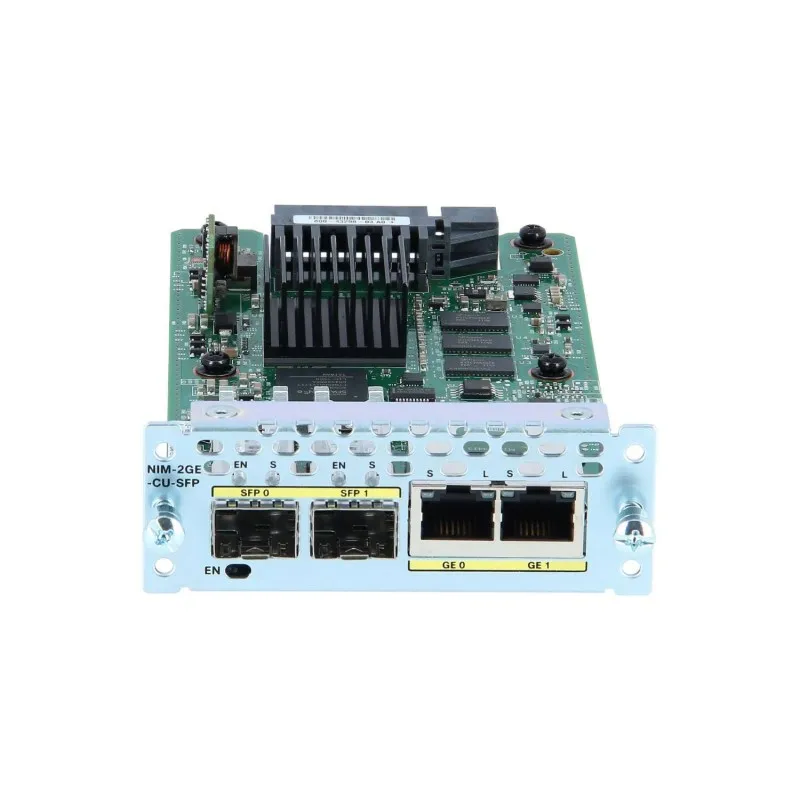 4000 Series Integrated Services Router 2-Port Gigabit Ethernet WAN Modules NIM-2GE-CU-SFP