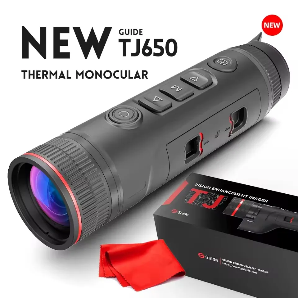 Guide TJ430/660LZ Thermal Imager for Hunting Monocular Scope 20mk NETD 640PIX With 50mm Suitable For Hunting