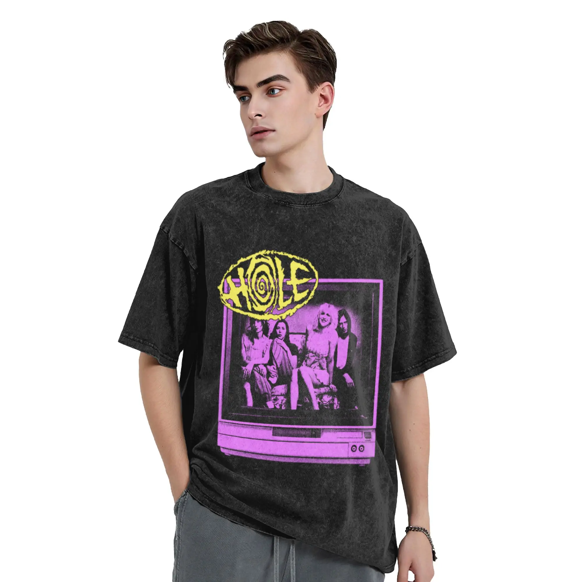 Rock Woman Band Member In Television Unique Chic A T-Shirt Oversized Short Sleeve Men's Women's Cotton Tees Tops