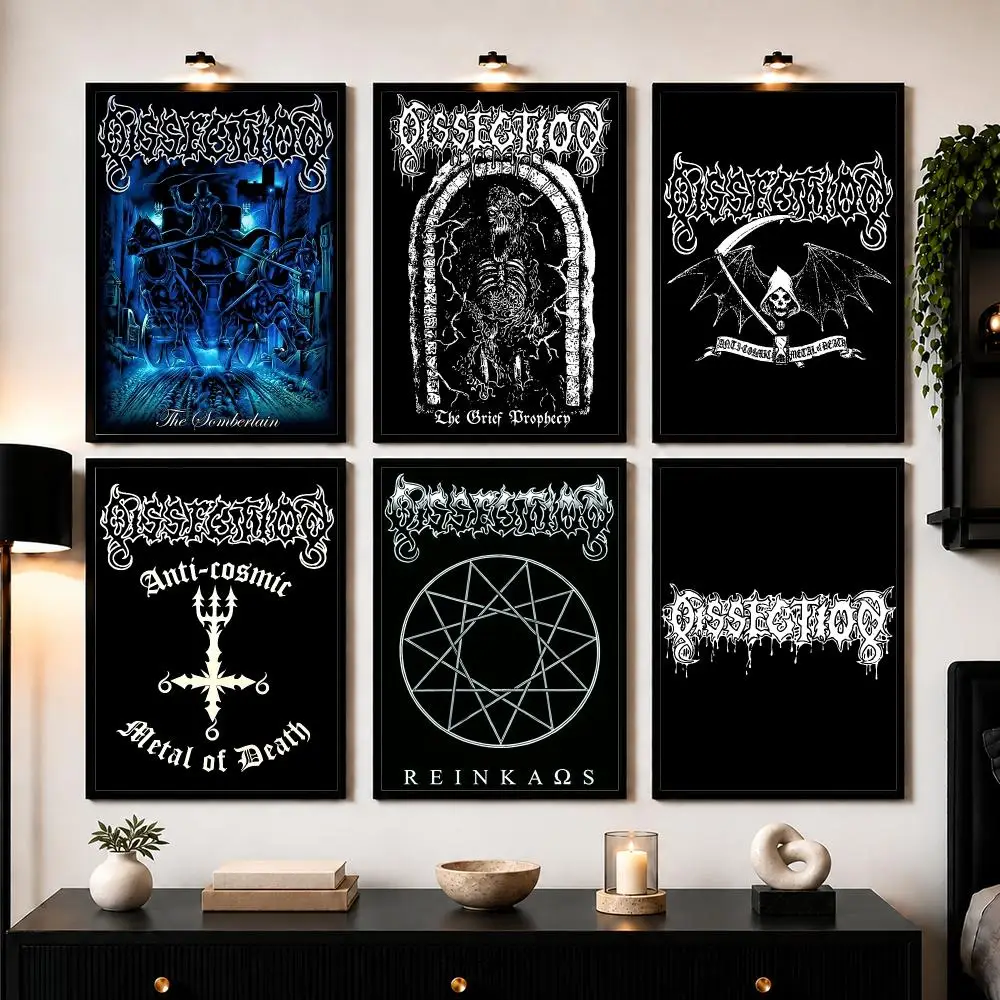 D-Dissection Poster Modern Wall Art Sticker For Living Room Bedroom Bar Home Decor Mural Painting Decoration