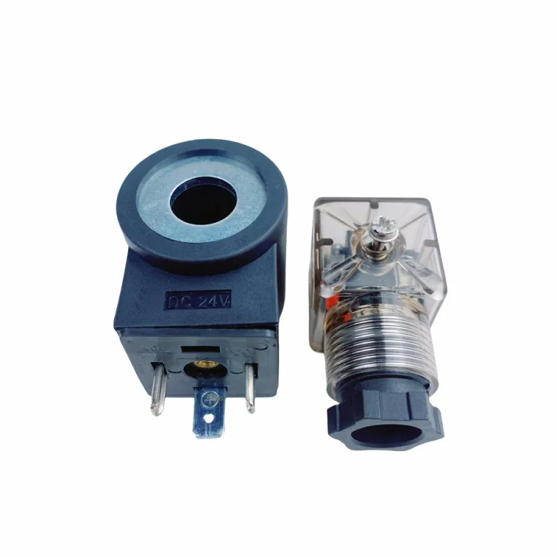 Hydraulic Lift Solenoid Valve Coil Inner Diameter 13mm Height 37mm  AC220V 110V DC24V 12V With Wire