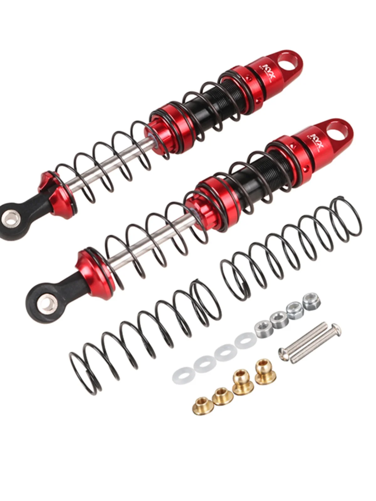 KYX single cylinder hydraulic double section spring metal shock absorber suitable for 1/10 RC model car Axial SCX10 PRO