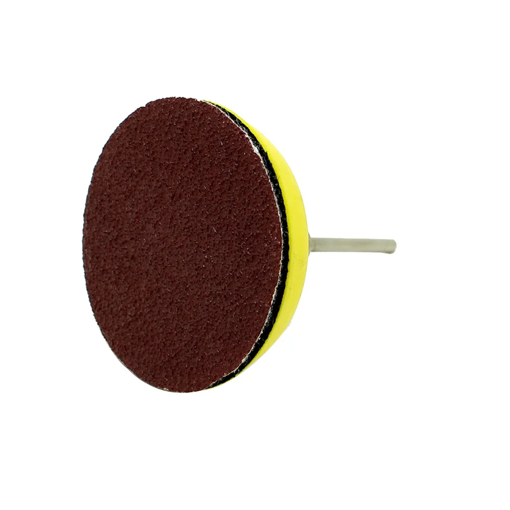 

100 шт. 2-дюймовые шлифовальные диски, нетканые абразивные подушечки для очистки, снятия заусенцев, кондиционирования поверхности, круглая шлифовальная подушечка, круглая