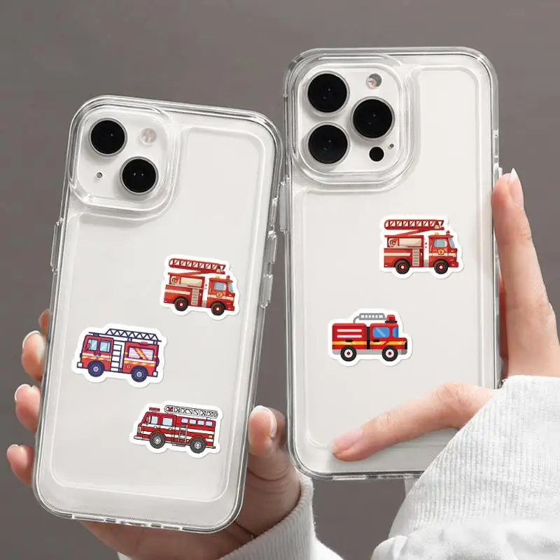 Lot de 500 autocollants de dessins animés amusants pour camion de pompiers, autocollants graffiti pour skateboard, téléphone, art communautaire.