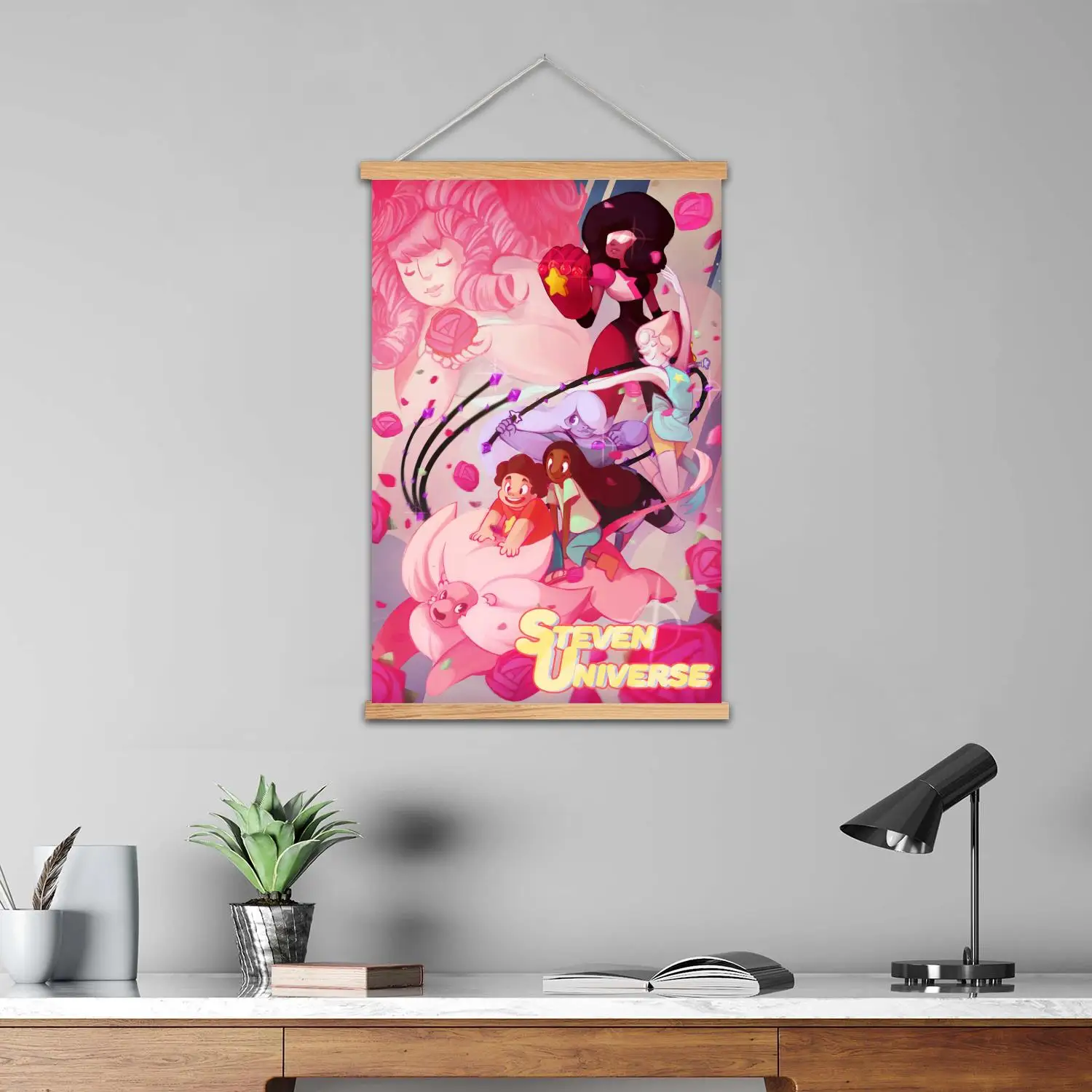Steven Universe Framed Wall Painting Canvas Art Poster and Wall Art,  Modern Family, Bedroom Decor, Posters,Decorative painting