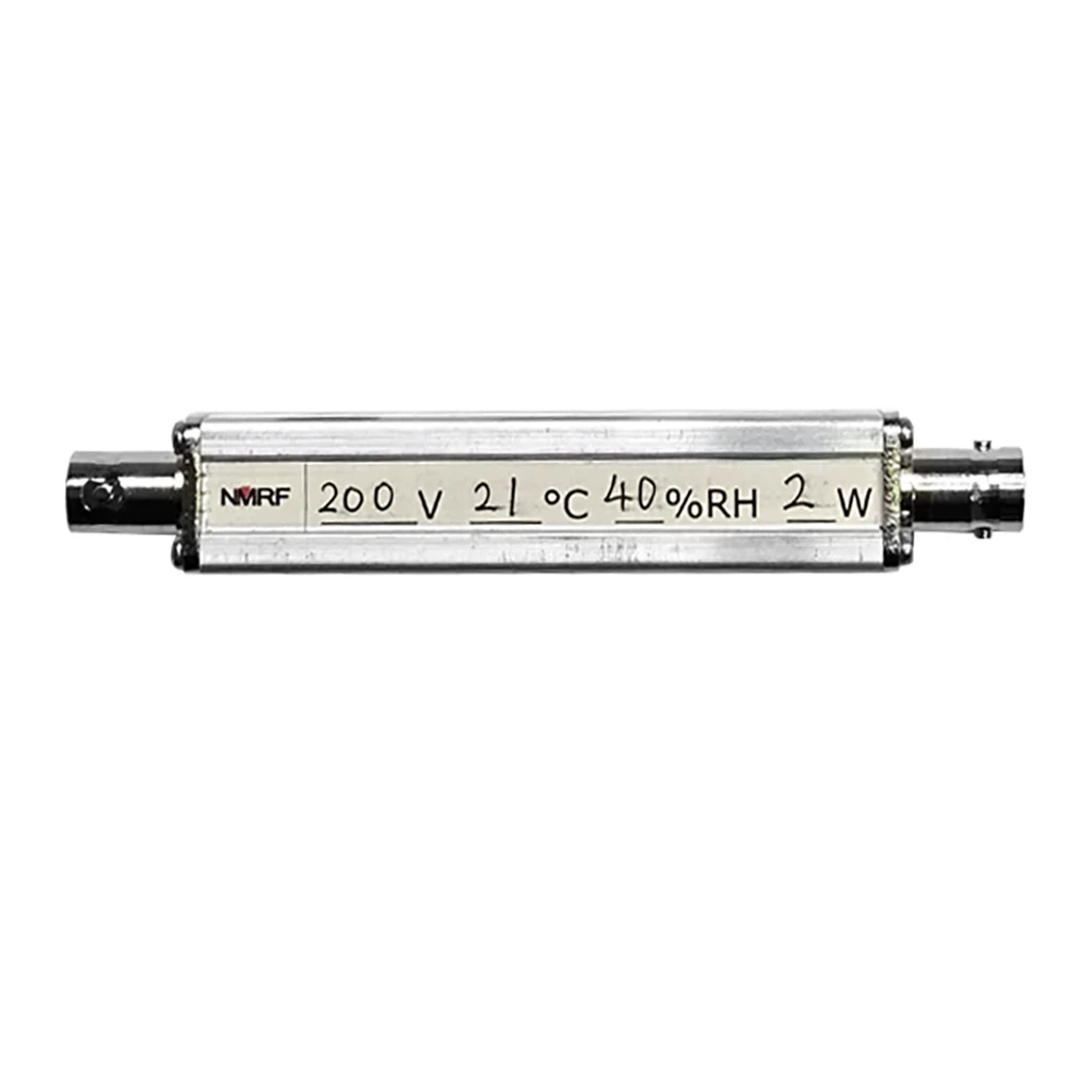 1T 100G 200G 500G Ohm High Resistance Resistor 2W Aluminum Alloy Dual BNC Interface For Lab pA nA Micro Current Test Calibration