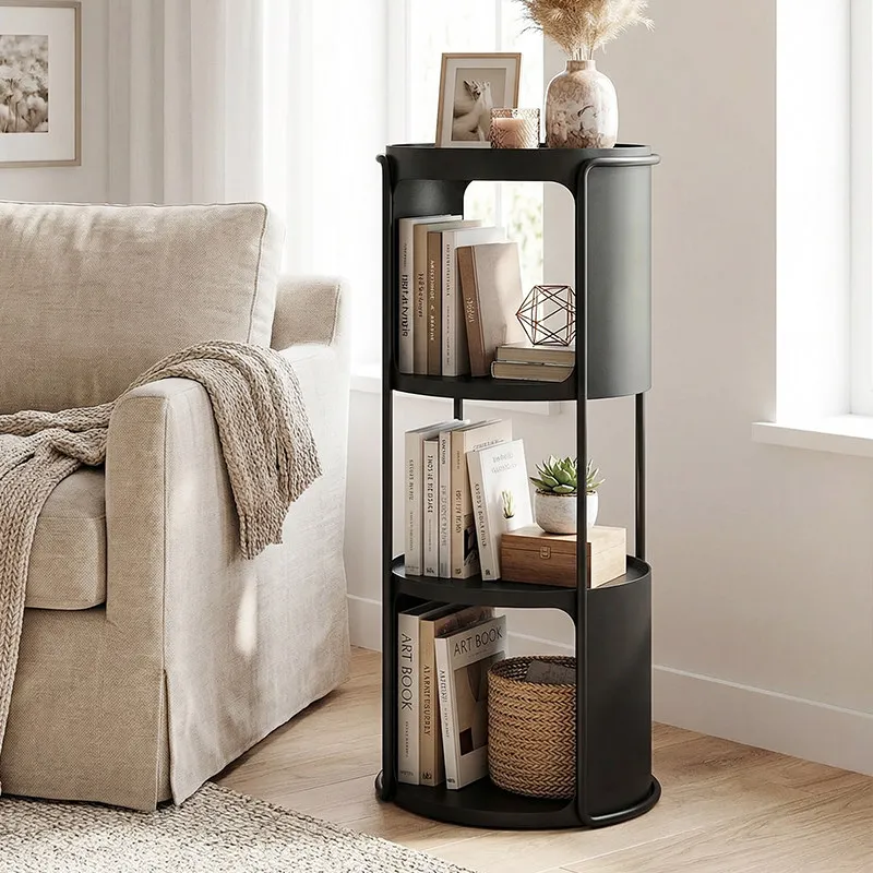 Living Room Floor Shelf Multi-layer Bookshelf Storage Rack Bedroom Corner Shelf Shop Ornament Display Rack