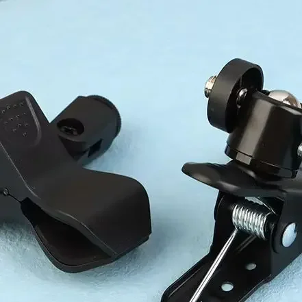 1 قطعة عبر غرزة كليب المشبك عدم الانزلاق الجدول حافة التطريز كليب قابل للتعديل الجدول المشبك 360 دوران كاميرا معدنية حامل ثلاثي القوائم