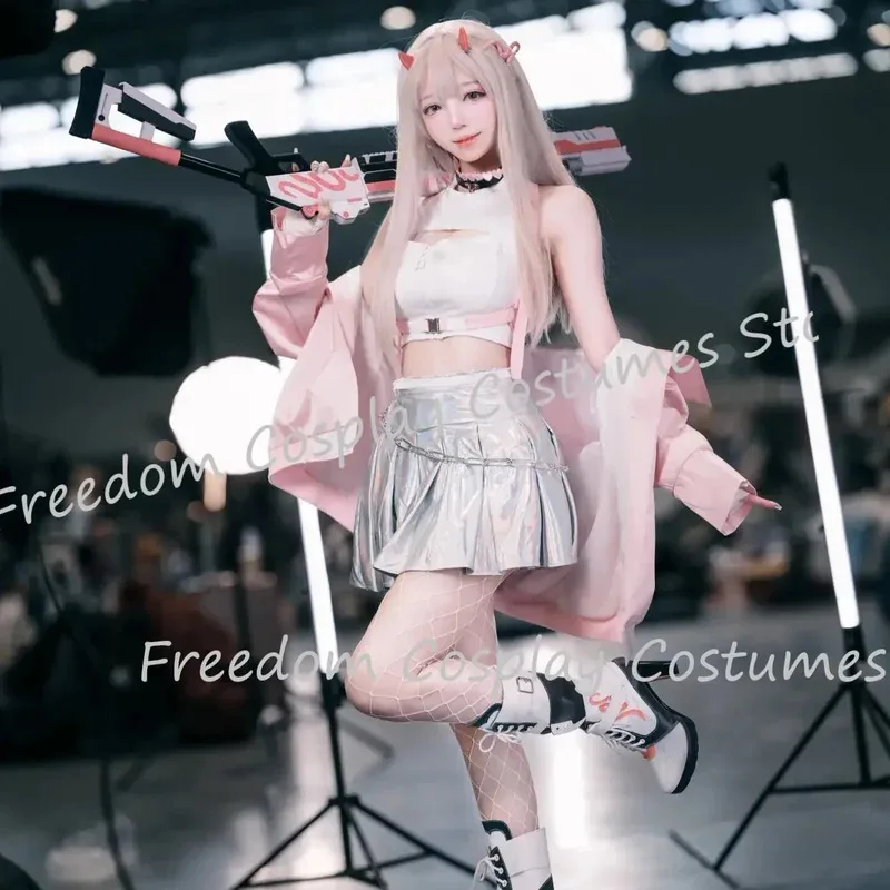 ニッケフルセット勝利の女神バイパーコスプレ衣装ウィッグハロウィンスカートスーツ大人女性の衣装cm;5