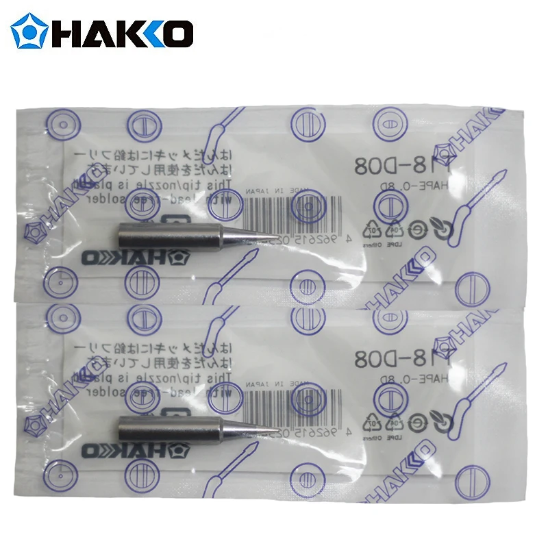 Imagem -03 - Hakko-ponta de Solda Original T18-d08 para Estação de Solda Fx888d Fx600 Fx988 Fx-889 Fx-8801 8802 8805