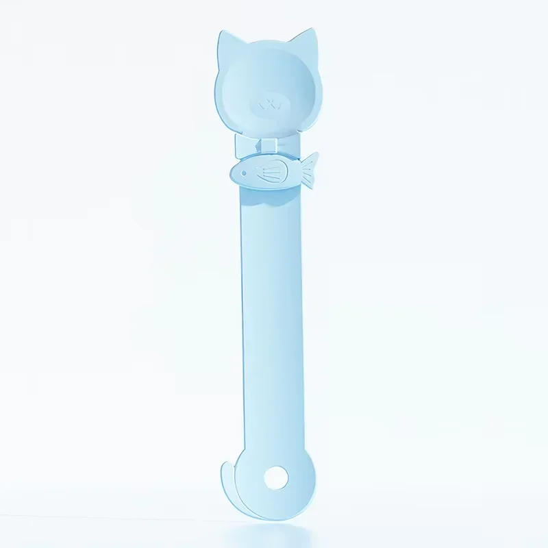 1/3 Stück Katzenstreifen-Fütterungslöffel mit langem Griff, leckbarer Nassfutter-Spender für Katzen, Fleischpaste-Fütterungslöffel, Tierbedarf – Detail 7