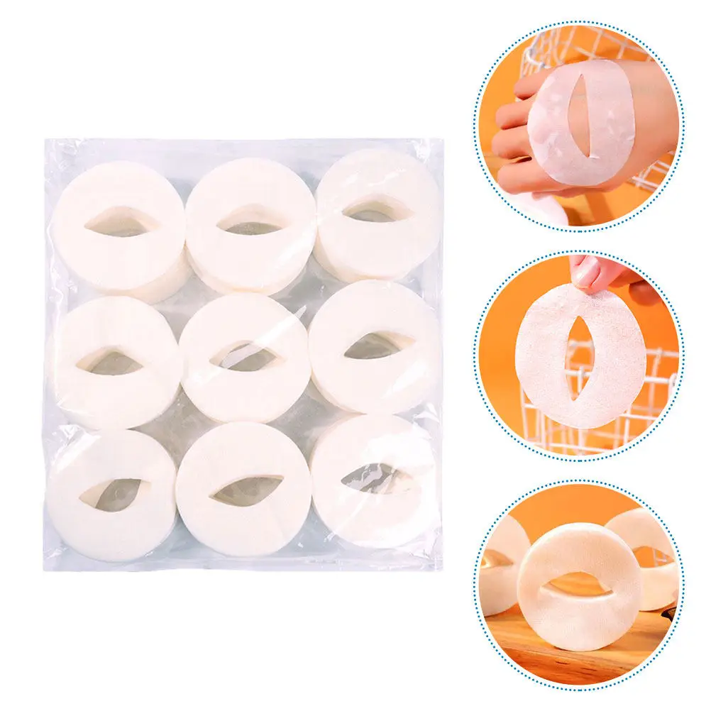 900Pcs Cotton Eye Mask Sheets Gentle Friction Free Soft Texture for Sensitive Skin Dry Eye Care Travel Essential DIY Skincare