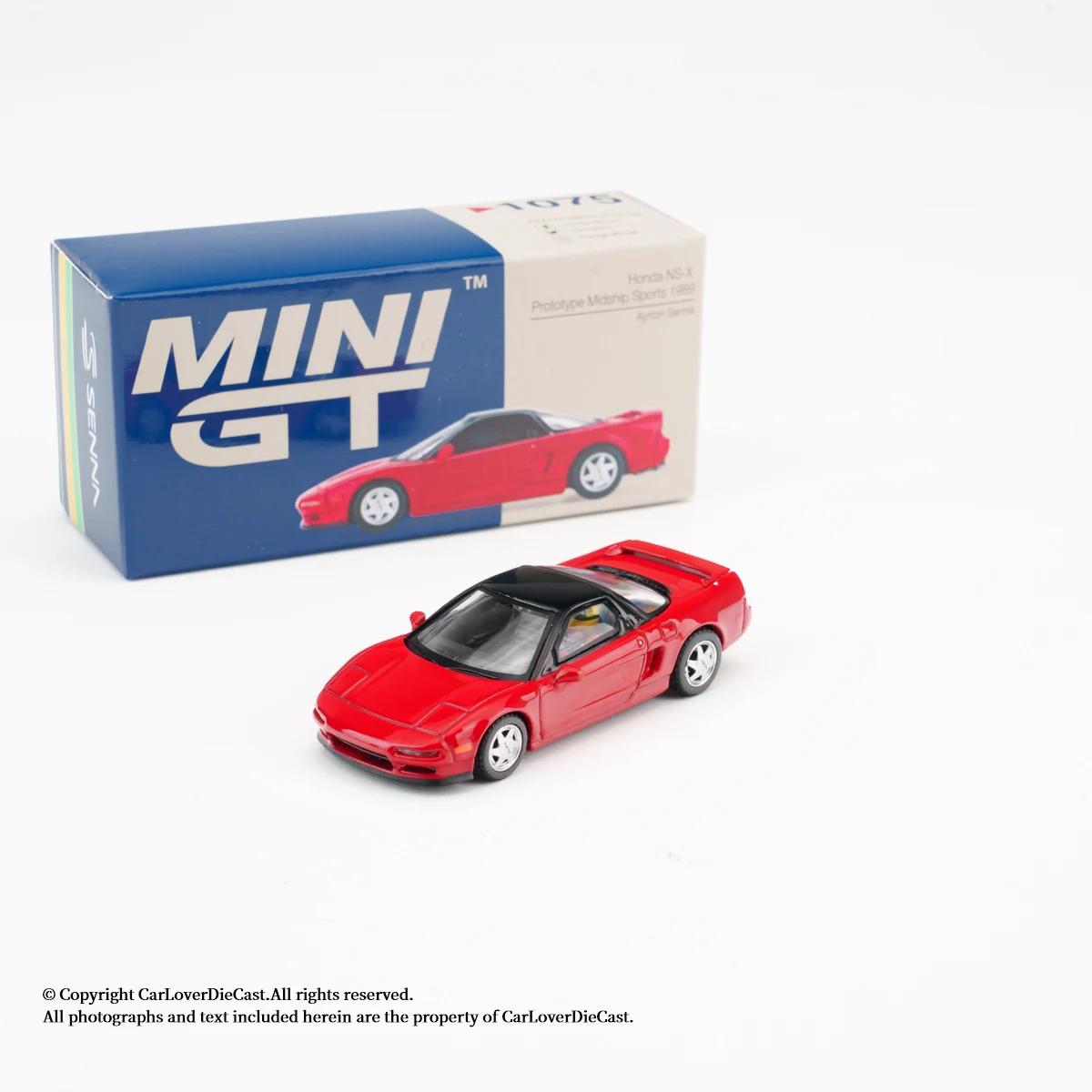 MINIGT 1:64 Honda NS-X Prototype Midship Sports 1989 Druckguss-Modellauto