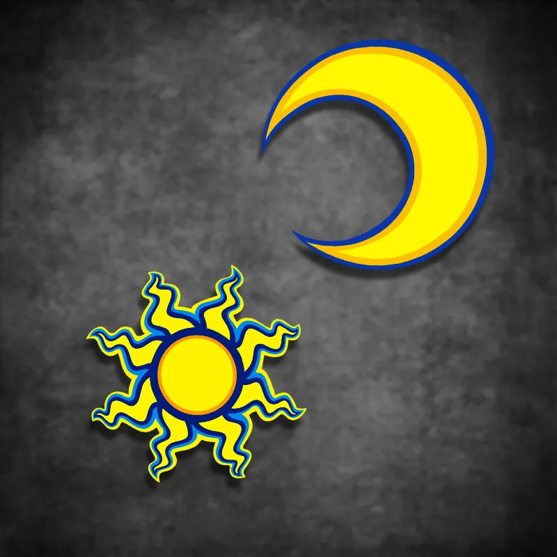 Cool Moon & Star Graphic Waterproof Self-Adhesive Vinyl Stickers For Motorbike Fuel Tank Windshield Helmet Moto Styling Decor