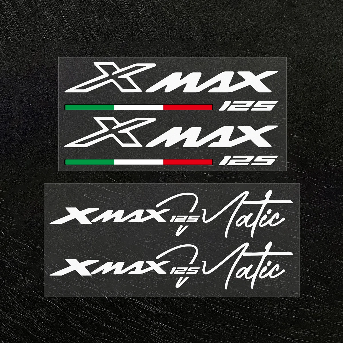 Para XMAX Xmax xmax 125 pegatinas reflectantes para motocicleta Moto Scooter decoración del cuerpo vinilo impermeable accesorios calcomanías 2 pares Set
