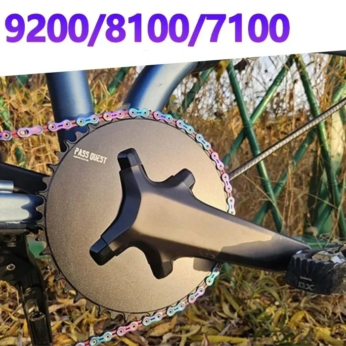 

Цепь PASS QUEST 110 bcd, пластина для шоссейного велосипеда для Shimano 105 r9200 r8100 r7100 dura ace ULTEGRA, узкая, широкая посуда 52 54