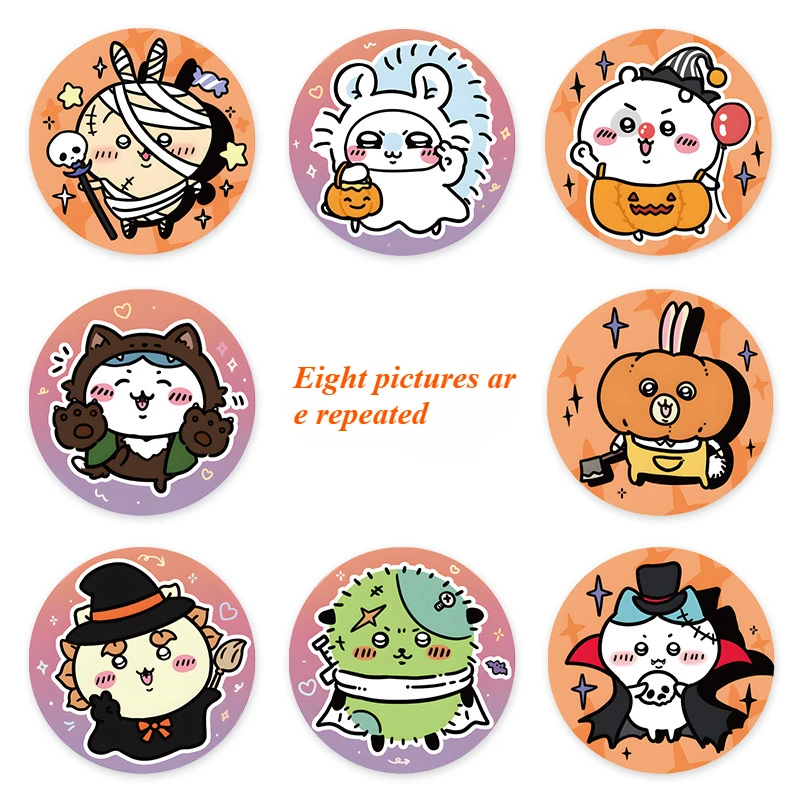 500PCS Chiikawa Hachiware Usagi Cute Water Cup Tablet Creative Stickers