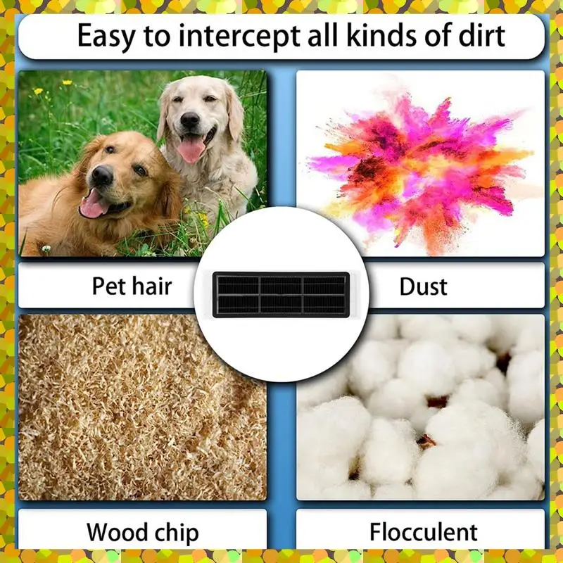 10PCS For Xiaomi Roborock S5 S502-00 S502-02 S5 Max S6 S6 Maxv S6 Pure E4 E5 Robot Vacuum Part Activated Carbon Filters Parts