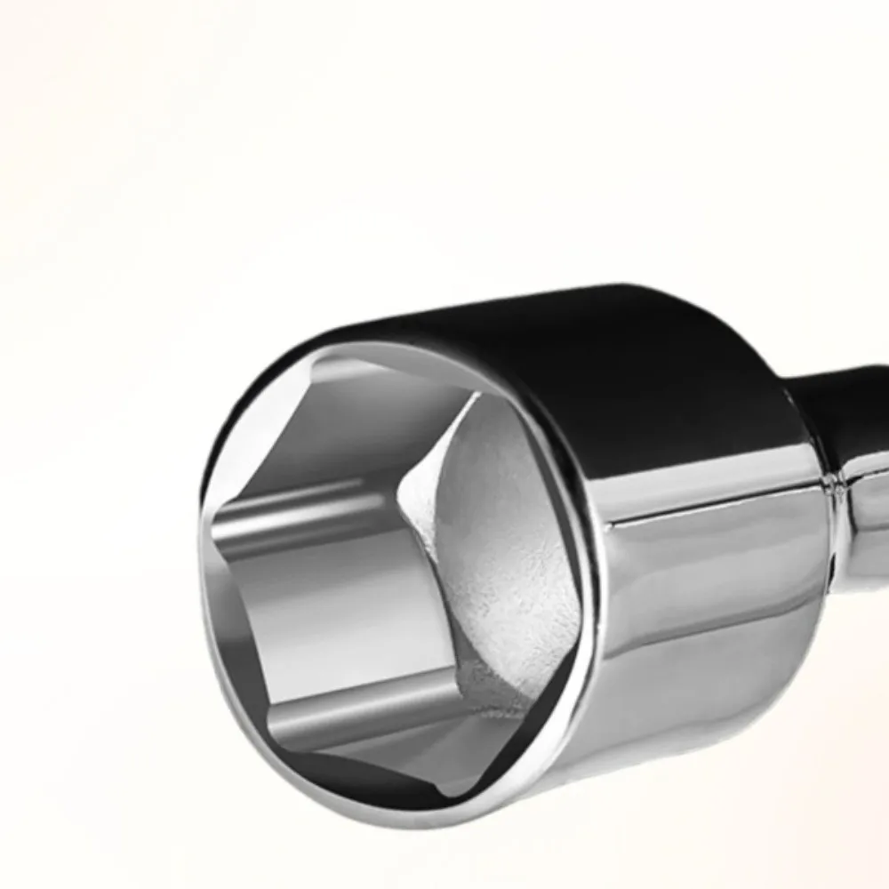 実用的な金属製クロスレンチ-シルバー-外部六角タイヤレンチ-14インチサイズレンチ-家庭用分解用