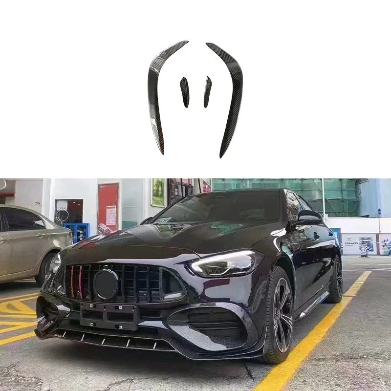 W206 C Class Carbon Fiber Fog Lamp Trimming Air Vent Air Knife for   C Class W206 - view 2