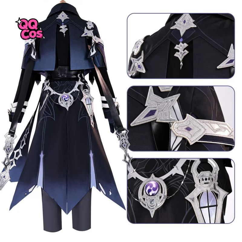 جينشين تأثير فلينز تأثيري حلي هالوين كرنفال حفلة عيد الميلاد لعب دور الملابس الملابس QQ كوس #3