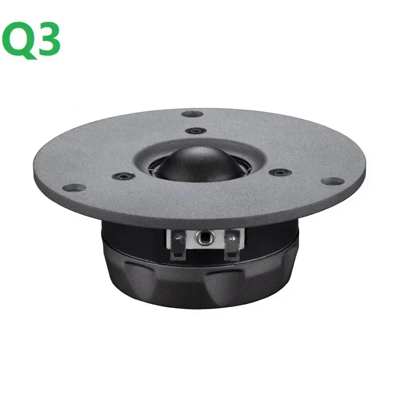 1 Pieces Original HiVi Q3/Q3B 4'' Hi-end Home Audio DIY Black Fabric Dome Tweeter Speaker Driver Unit 6ohm/15W RMS Panel=D116mm