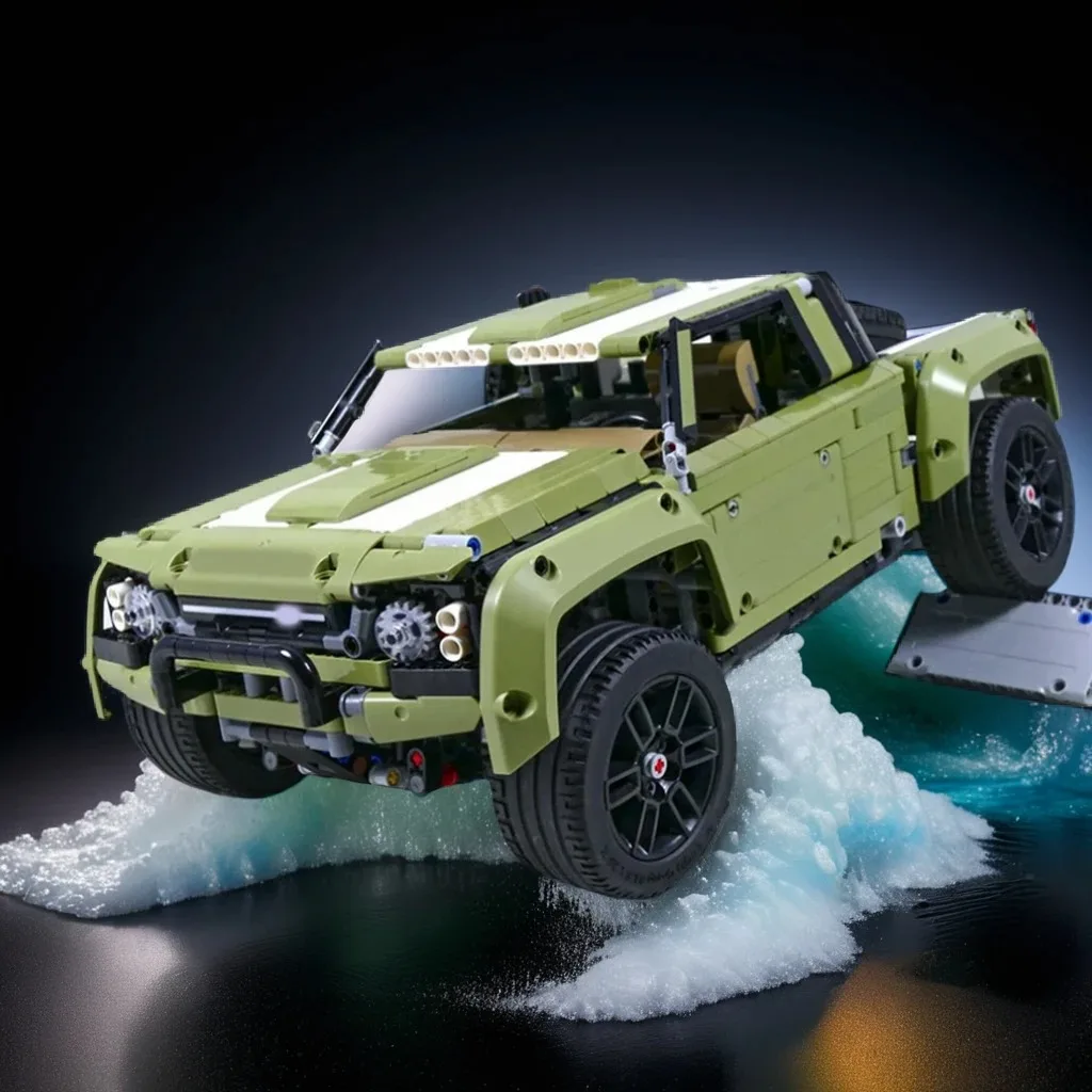 

2573PCS MOC 42110 B-model Stadium Truck Landes Roveres Defender - Off-Road DIY Model Building Blocks Birthday Toys Gift