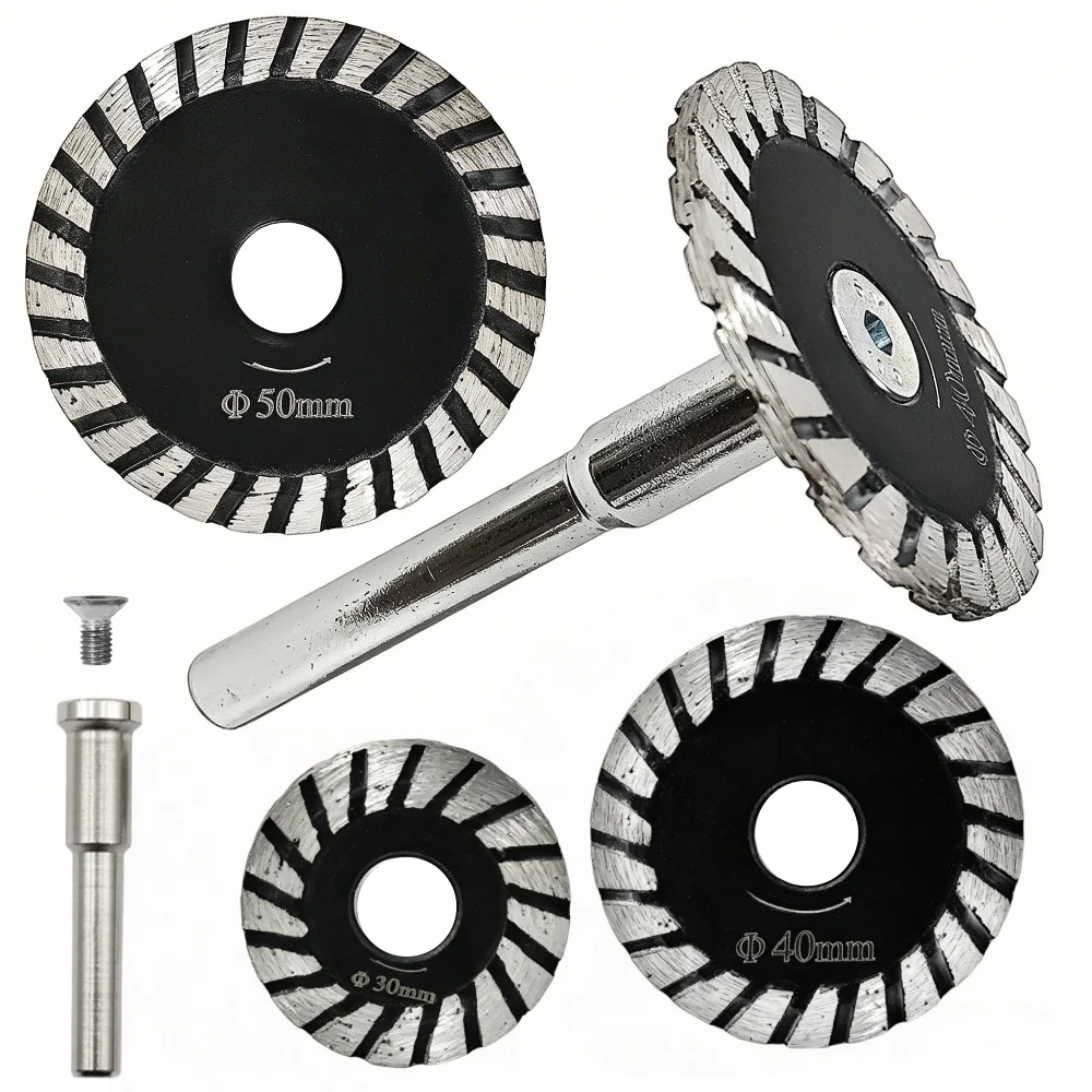 Carving Saw Blade 30/40/50mm Mini Engraving Disc With Removable Round Shank Glass Jade Crystal Ceramic Stone Disc Cutter Plate