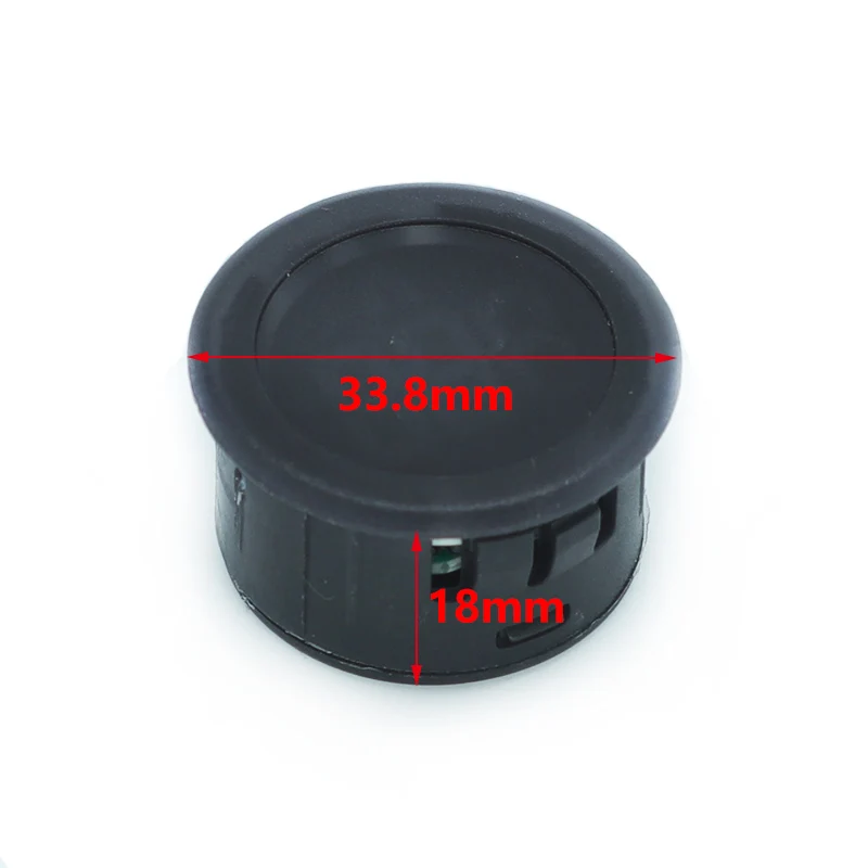 Dc 4-100V Led Digitale Display Ronde Twee-Draad Voltmeter Dc Digitale Auto Voltage Stroom Meter Volt detector Tester Monitor Pane