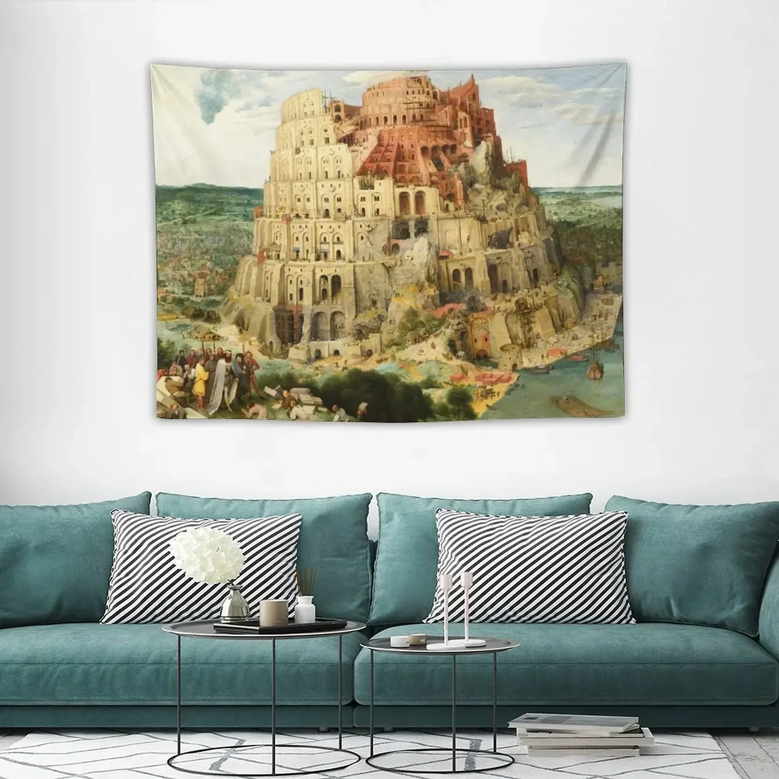 

HD. The (Great) Tower of Babel, by Pieter Bruegel the Elder. HIGH DEFINITION Tapestry Bedroom Deco Tapestry
