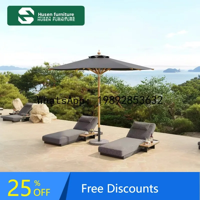 YFY Outdoor Parasol Center Column   Outdoor Cafe Luxury Commercial  Sun Protection Beach Sun