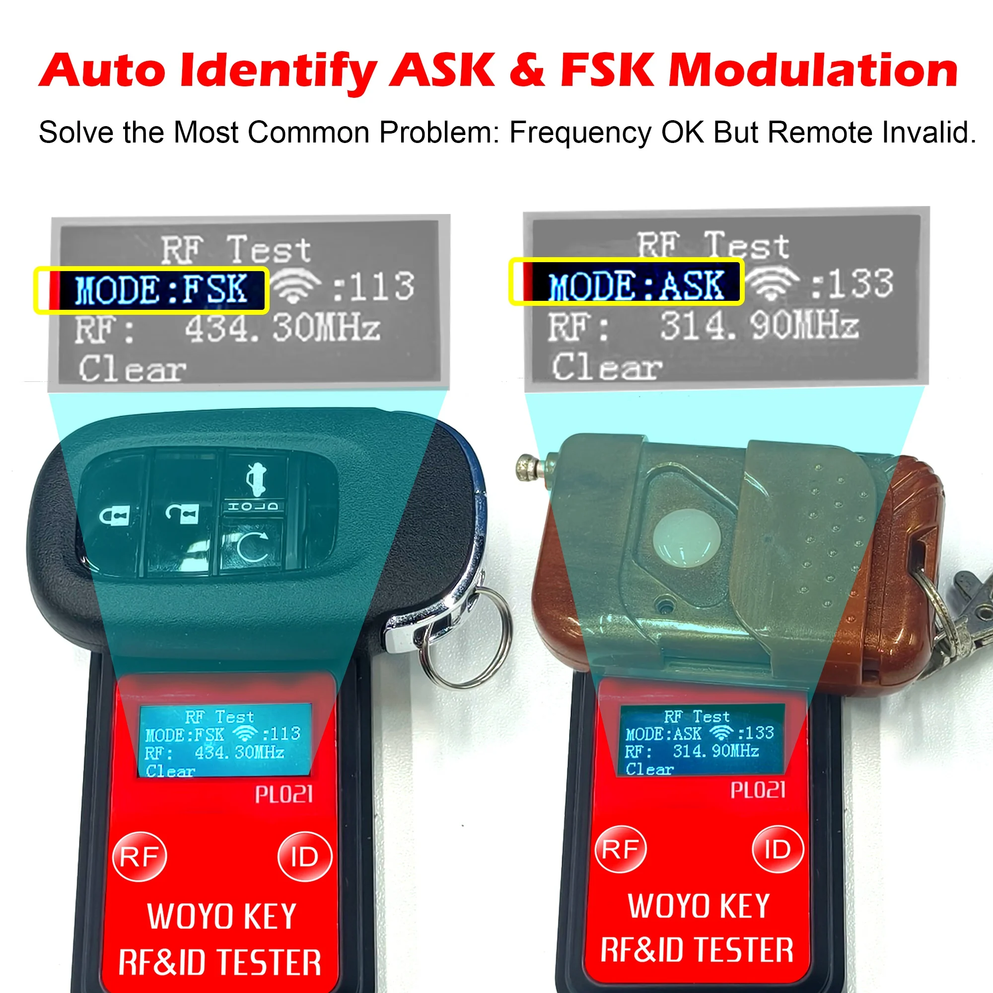 Car Key RF ID Tester, Check AS - Gaming Keyboard Test recension och pris