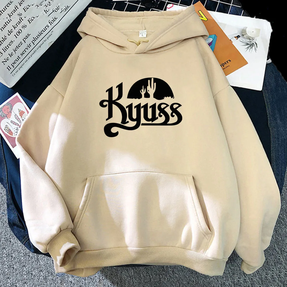 Kyuss Rock Band Hoodies Men Long Sleeve Heavy Mental Sweatshirts Printing Sudaderas Hooded Hip Hop Unisex Streetwear Winter Tops