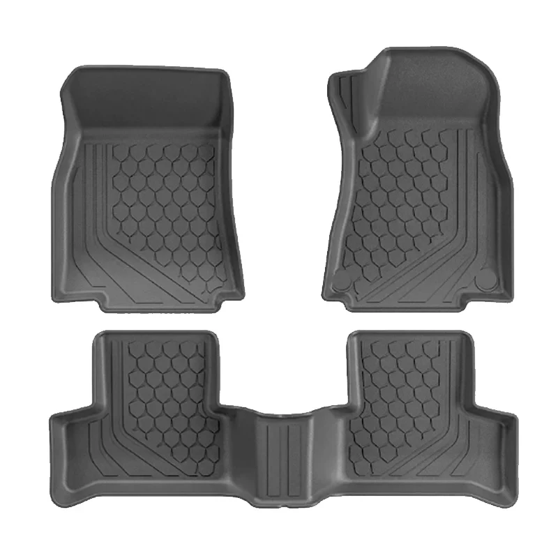 High Quality All Weather TPE Car Floor Mats 3.5mm Thick 3Pcs Heavy Duty Anti-slip Full Set For GLA 200/220/250 2025