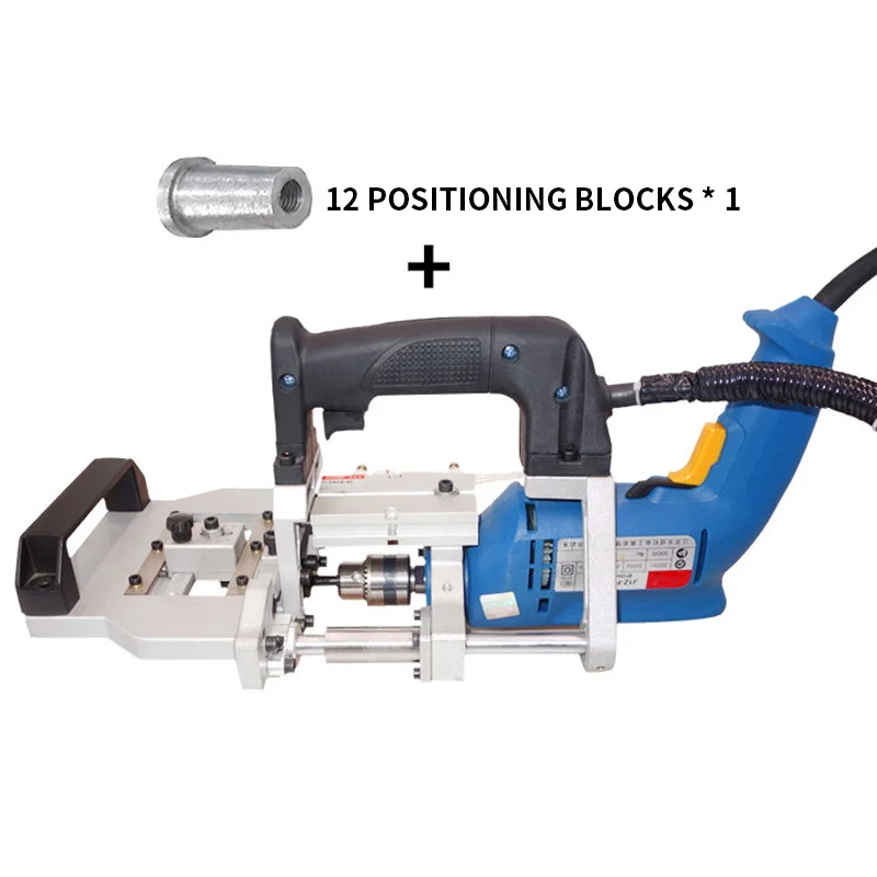 Portable Pneumatic Side-Hole Driller for Plywood CNC Cutting Machine Wood Tenon Driller 3-in-1 Side-Hole Driller Horizontal
