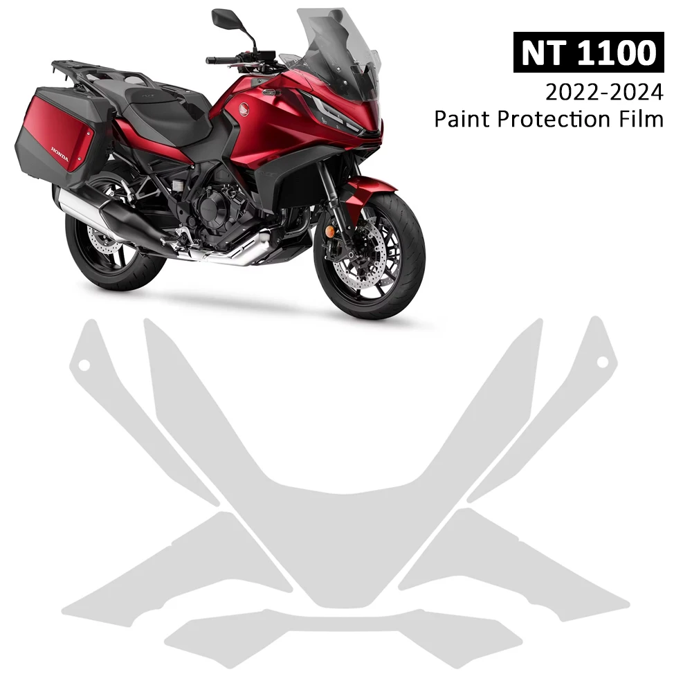 Motorcycle PPF Complete Paint Protection Film Real Material TPU Anti-scratch Kit For HONDA NT1100 NT 1100 2022-2024