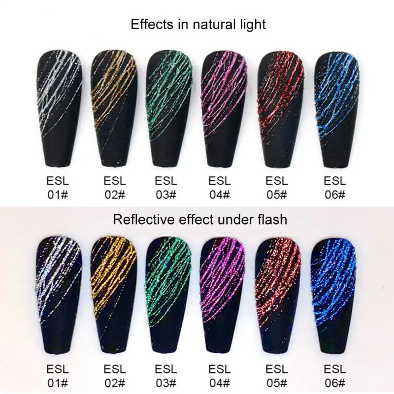 Spider Line Nails Gel Polish Drawing Glue Wire Stripe Wave Lines Varnishes Design Painting Elastic Lacquer Accessories 19 Colors