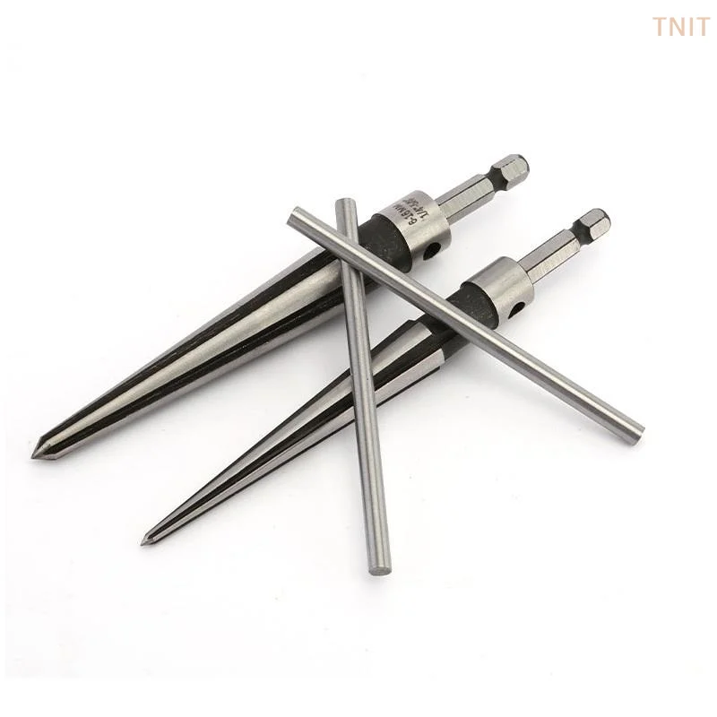 [J] Tapered Hex Reamer, Tapered Reamer, T Handle Taper Reamer, Reamer Tool, Bridge Pin Hole Handheld T Shape Hand Reamer