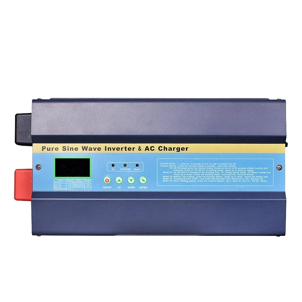 2000W 24VDC Solar Inverter DSP CHIP CPU Monitoring Solar Off Grid Inverter 1000-6000W Series Type System 2022 New Hot Model
