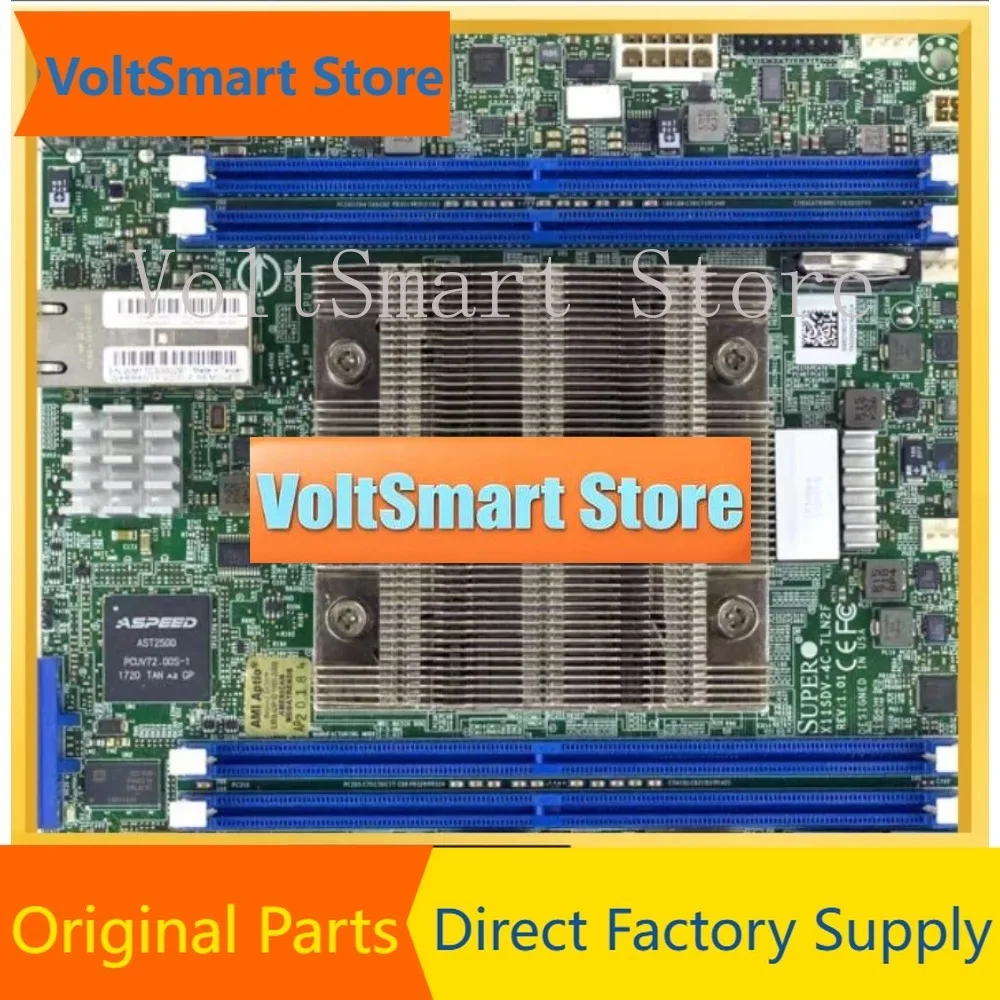 VoltSX11SDV-4C-tln2f, D-2123it Quad-core Nas Server Motherboard, Dual 10 Gigabit Ports