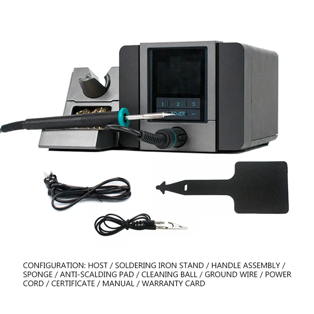 

Lead-free soldering station electric iron 120W anti-static soldering 8 second fast heating Welding 220V TS1200A