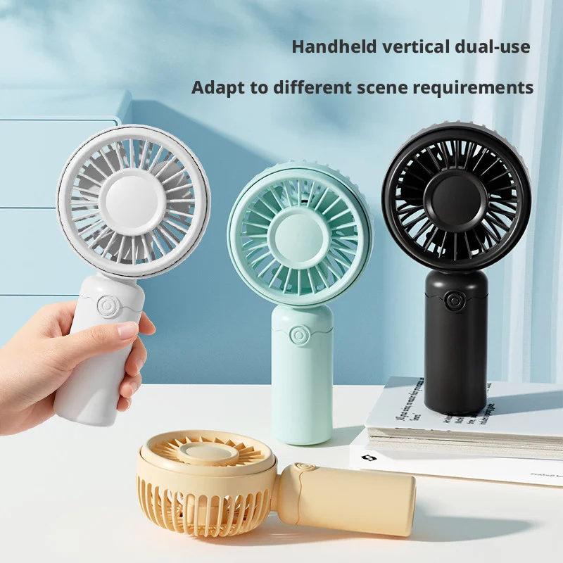2026 New Mini Fan Portable Handheld Fan Lightweight Handy Fan Pocket Size Low Noise Small Electric Fan Student Gift Outdoor Fan