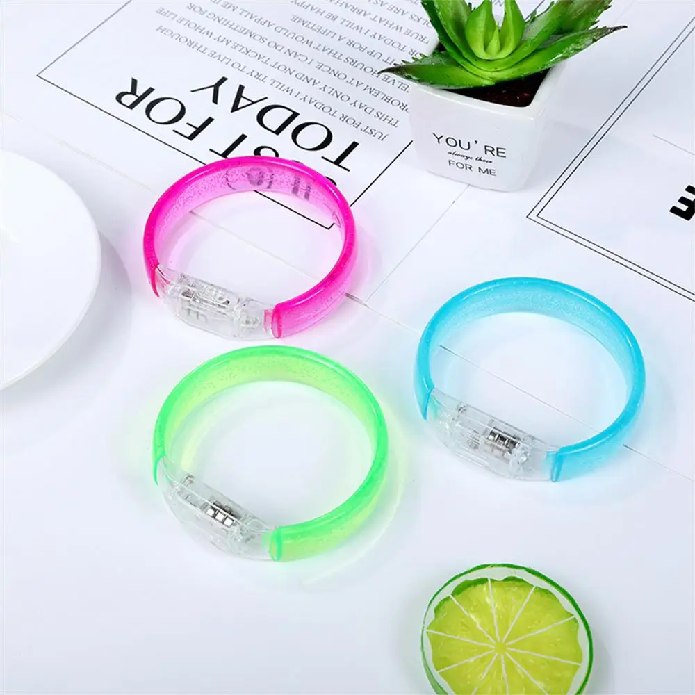 Party Glow Bracelet Glow In The Dark The Party Durable Vibrant Luminous Bracelet Lighting Accessories Popular Led Light Bracelet