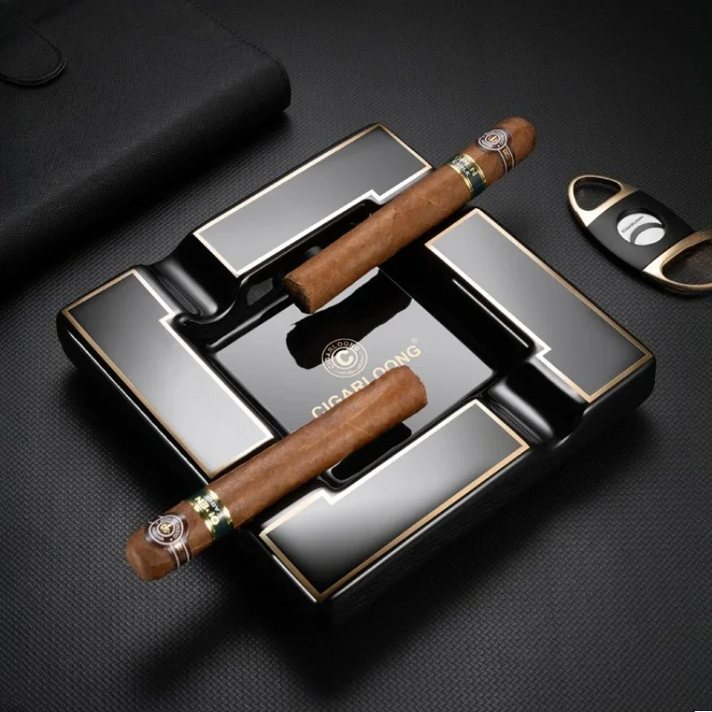 

Пепельница для сигар, журнальный столик для гостиной, домашняя легкая роскошная изысканная керамическая пепельница для сигар