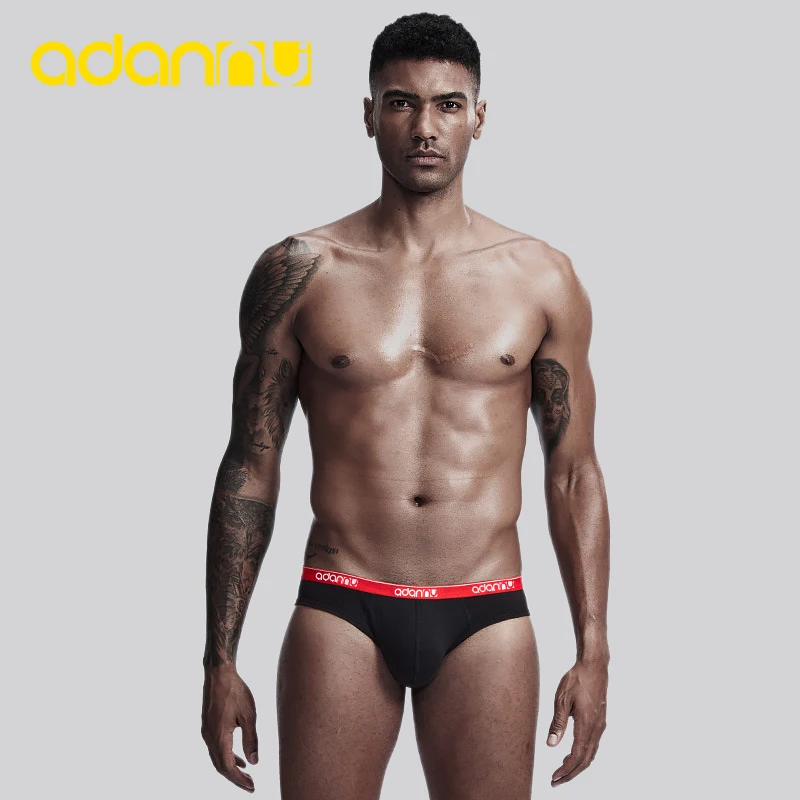 

Sexy Men's Cotton Briefs - Comfortable Cueca Tanga with Breathable U-Pouch, Slip Homme Underpants