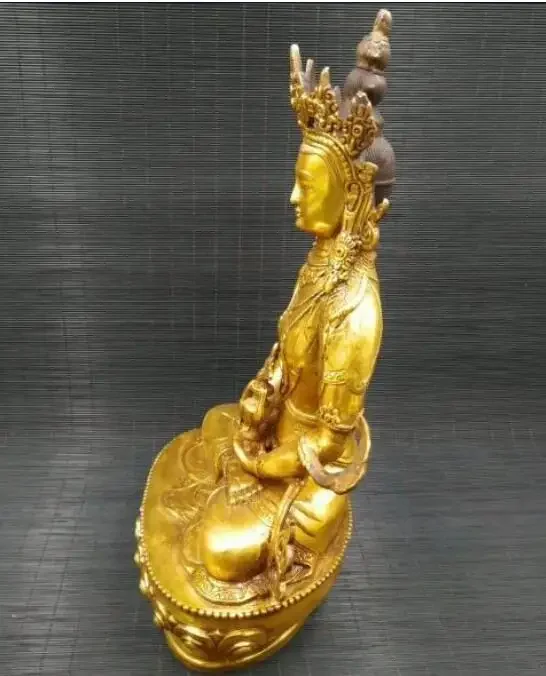 Copper Statue China Tibetan Buddhism Brass statue King Kong Buddha